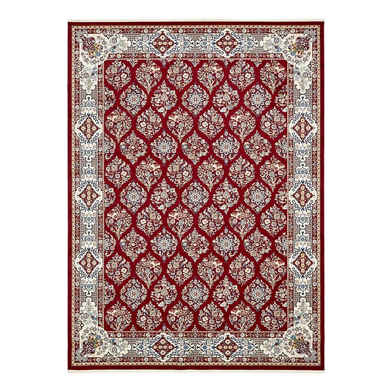 Unique Loom Sheffield Narenj Rug, Red, 10Ft Rnd