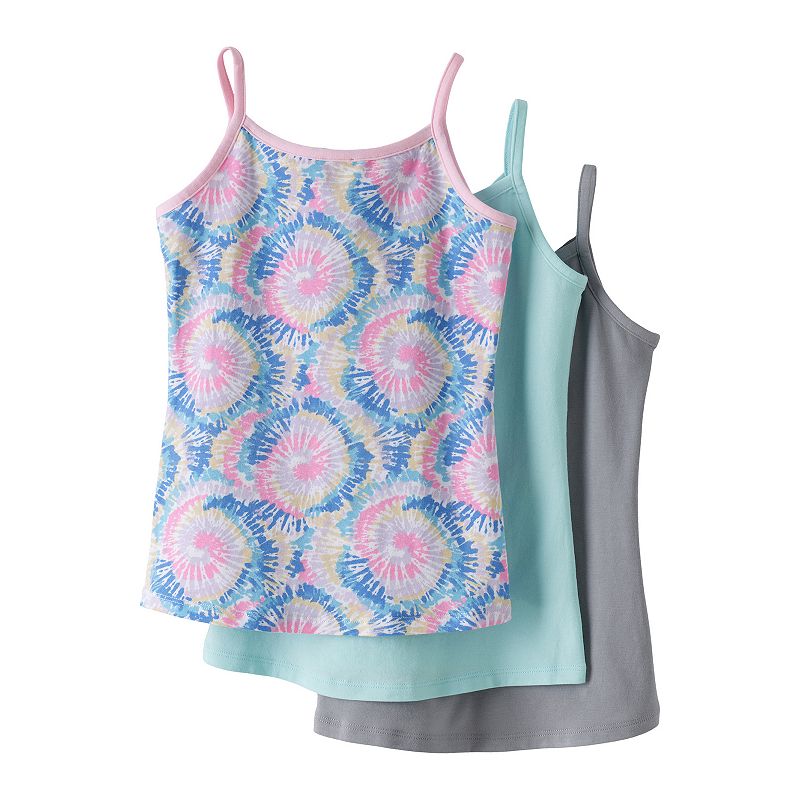 Girls 2-20 Lands End 3-Pack Camisole Tank Tops, Girls, Size: XX Small, So