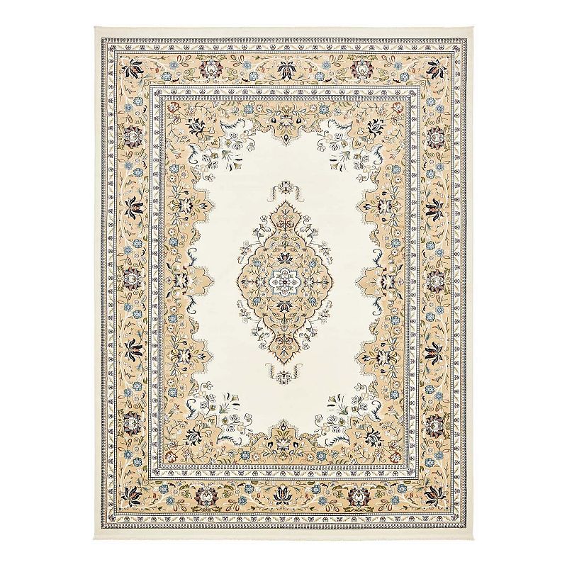 Unique Loom Windsor Narenj Rug, White, 10X13 Ft