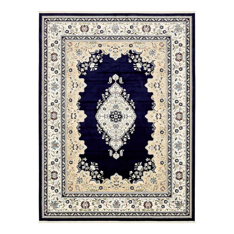 Unique Loom Windsor Narenj Rug, Blue, 10Ft Rnd