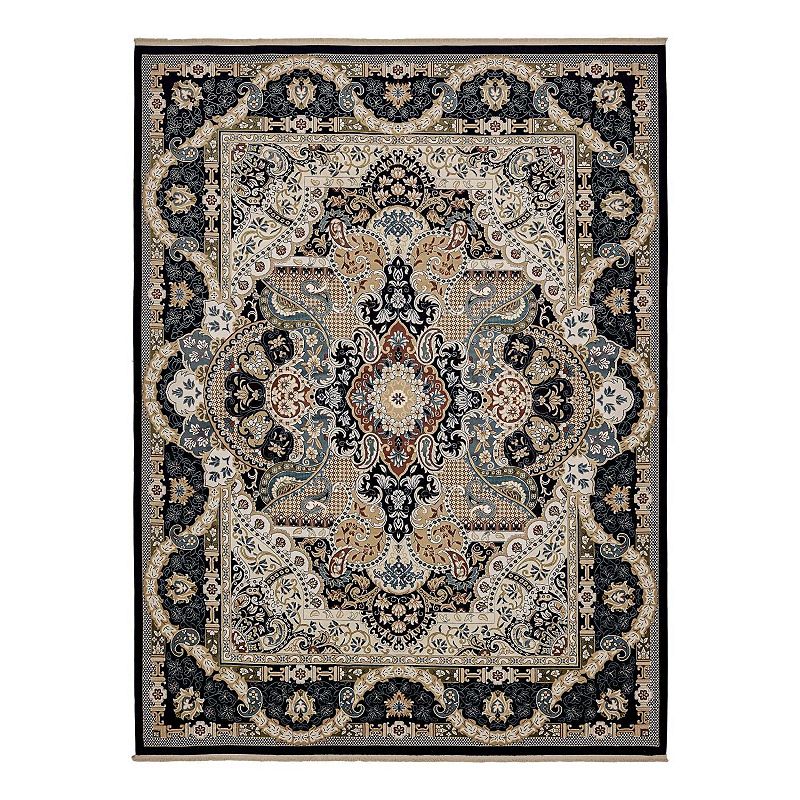 Unique Loom Glasgow Narenj Rug, Blue, 10Ft Rnd