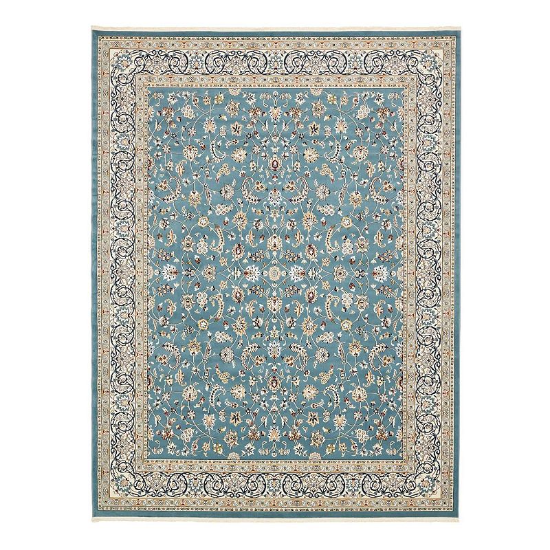 Unique Loom Leeds Narenj Rug, Blue, 10Ft Rnd