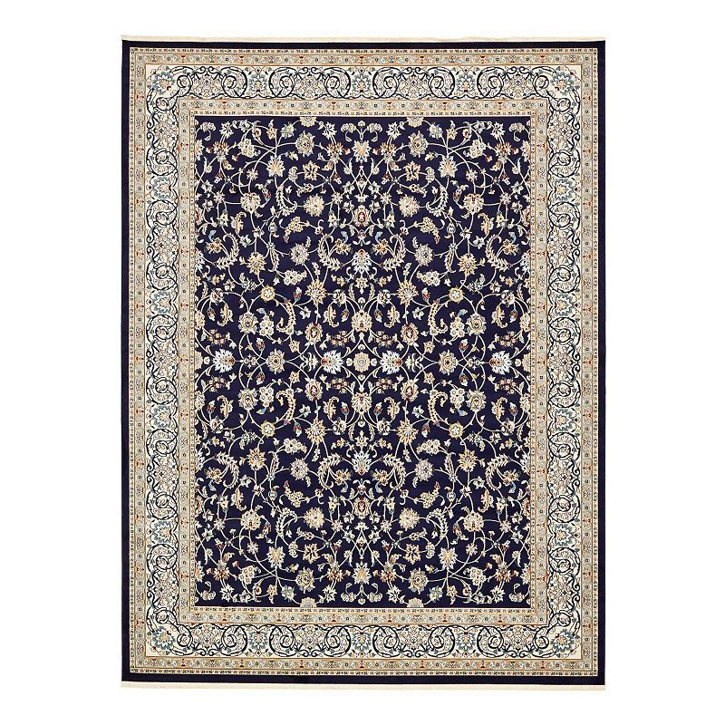 Unique Loom Leeds Narenj Rug, Blue, 10Ft Rnd