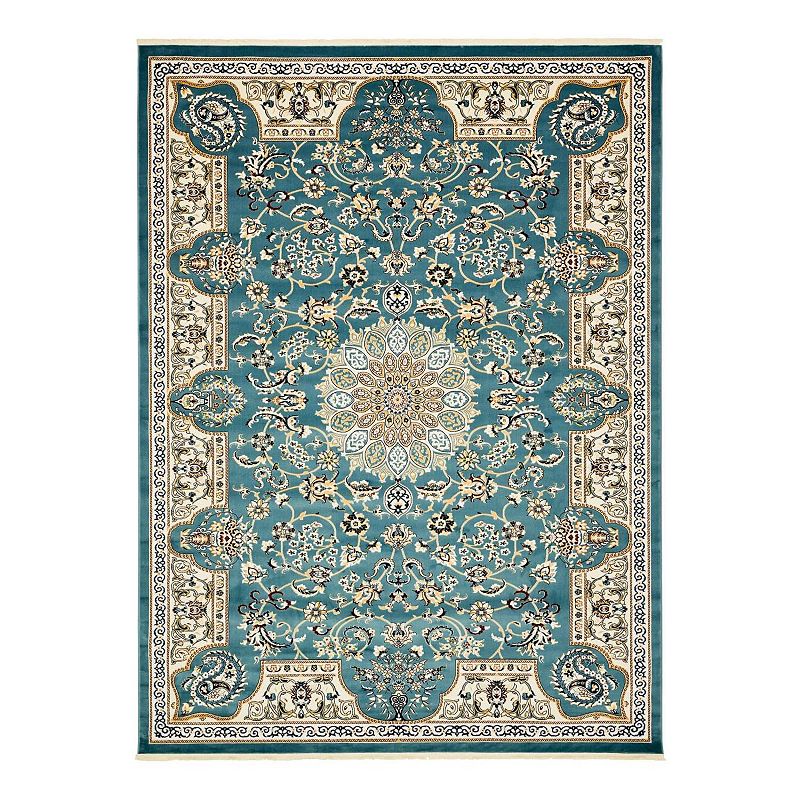 Unique Loom Newcastle Narenj Rug, Blue, 10Ft Rnd