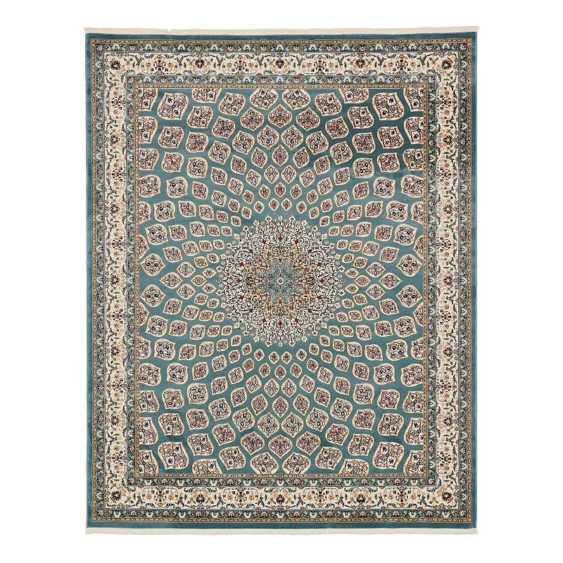 Unique Loom Nottingham Narenj Rug, Blue, 10X13 Ft