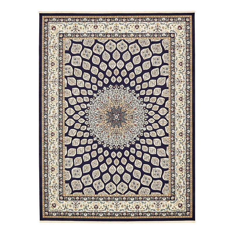 Unique Loom Nottingham Narenj Rug, Blue, 10X13 Ft