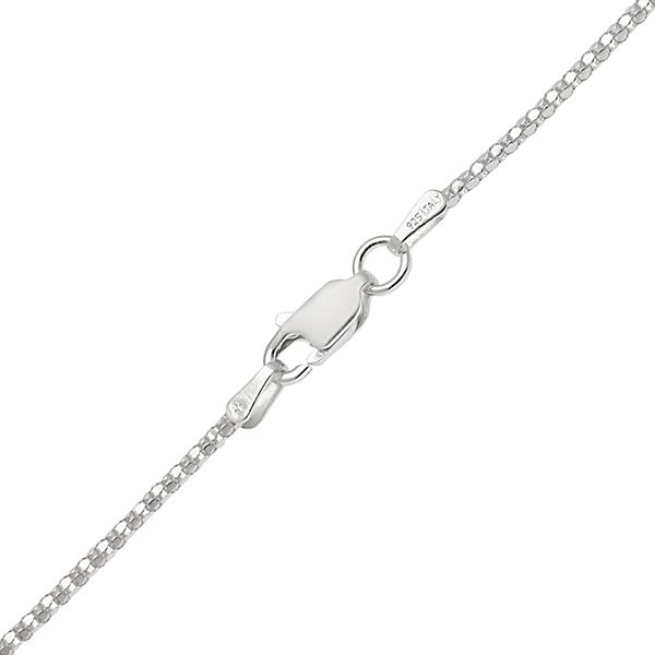 PRIMROSE Sterling Silver Curb-Link Chain Necklace