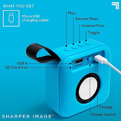 Sharper Image Louder As One 3-in. Wireless Speaker