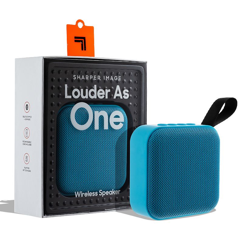 Sharper Image Louder As One 3-in. Wireless Speaker, Brt Blue