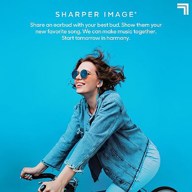 Sharper Image The Sound of Unity Neon Wireless Earbuds
