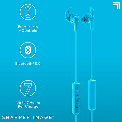 Sharper Image The Sound of Unity Neon Wireless Earbuds