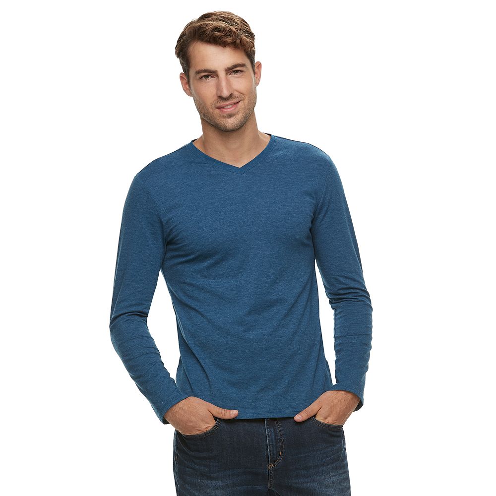 Men's Apt. 9® Premier Flex Standard-Fit Solid V-neck Tee