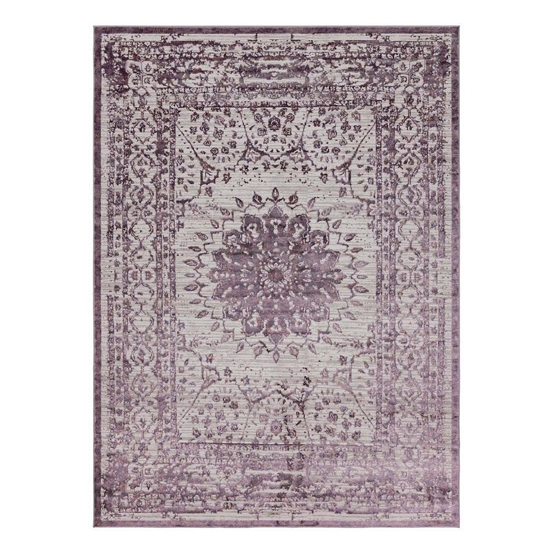 Unique Loom Derbyshire Aberdeen Rug, Purple, 10.5X14 Ft