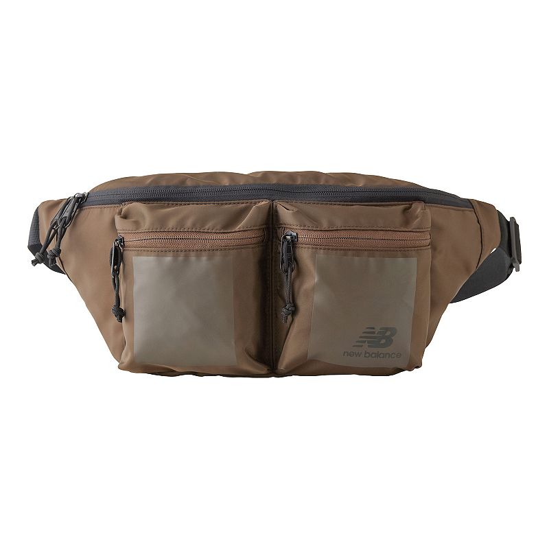 New Balance Terrain Dual Pockets Waist Bag, Brown