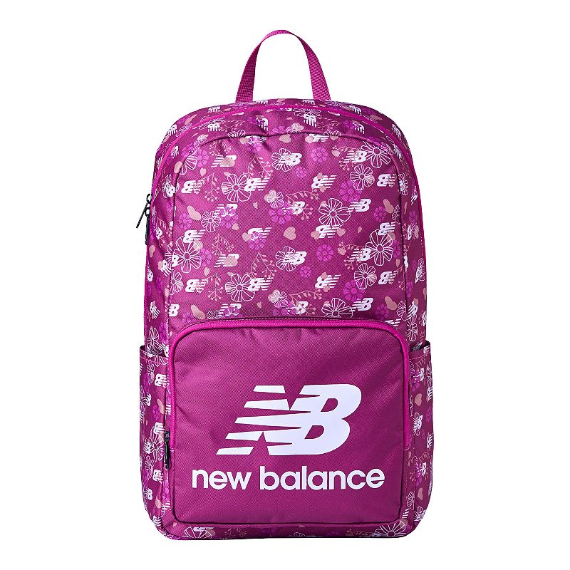 New Balance Kids Printed Backpack, Purple