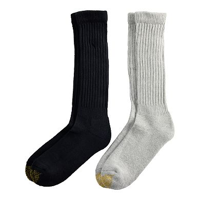 Women's GOLDTOE® 2-Pack Casual Slouch Crew Socks