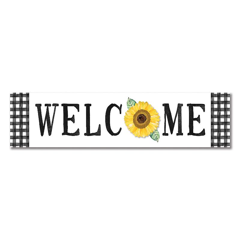 20854820 Artisan Signworks Welcome Sunflower Wall Decor, Wh sku 20854820