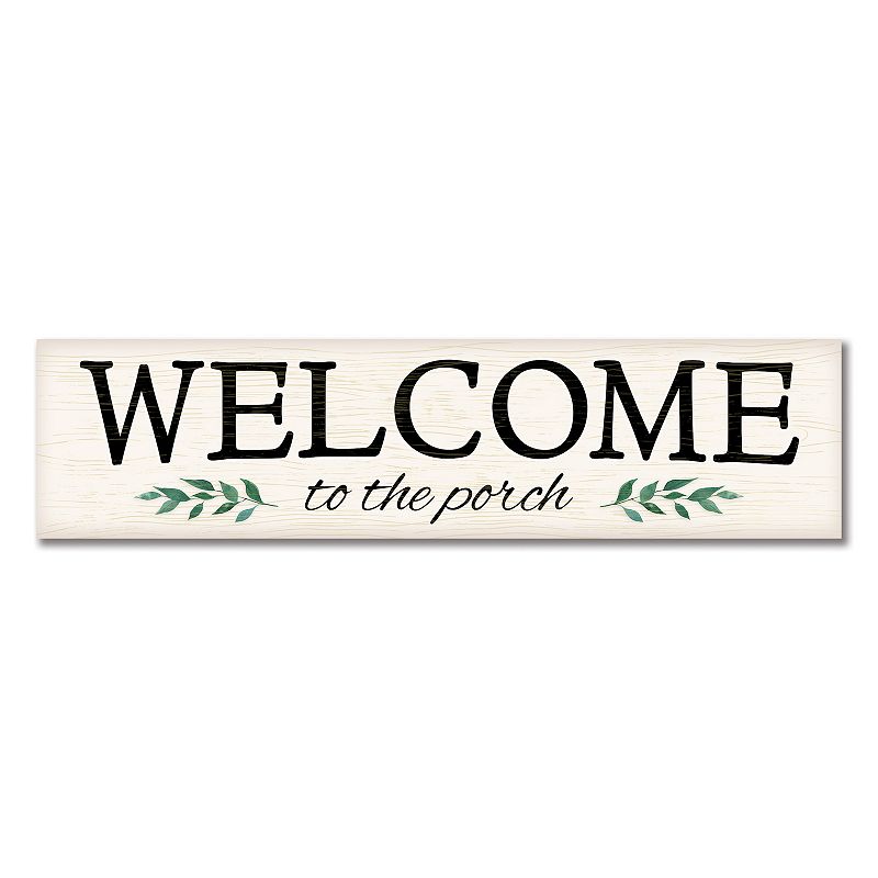 45935185 Artisan Signworks Welcome To The Porch Wall Decor, sku 45935185