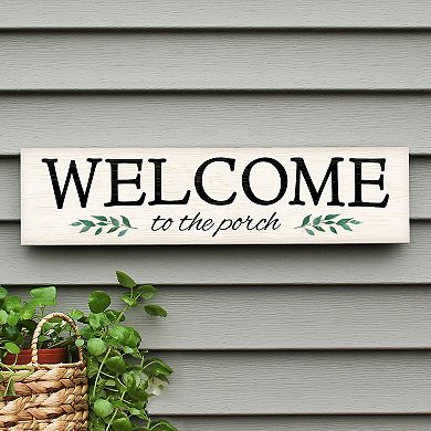 Artisan Signworks Welcome To The Porch Wall Decor