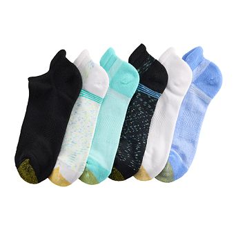 Women's GOLDTOE® 6-Pack Vacay Cushion Tab No-Show Socks
