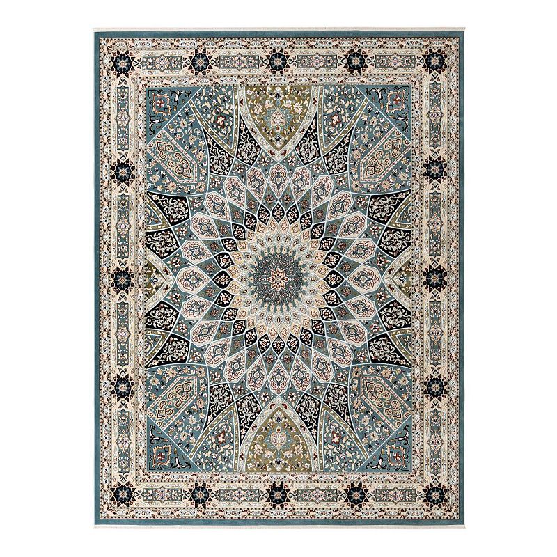 Unique Loom Adams Narenj Rug, Blue, 10Ft Rnd