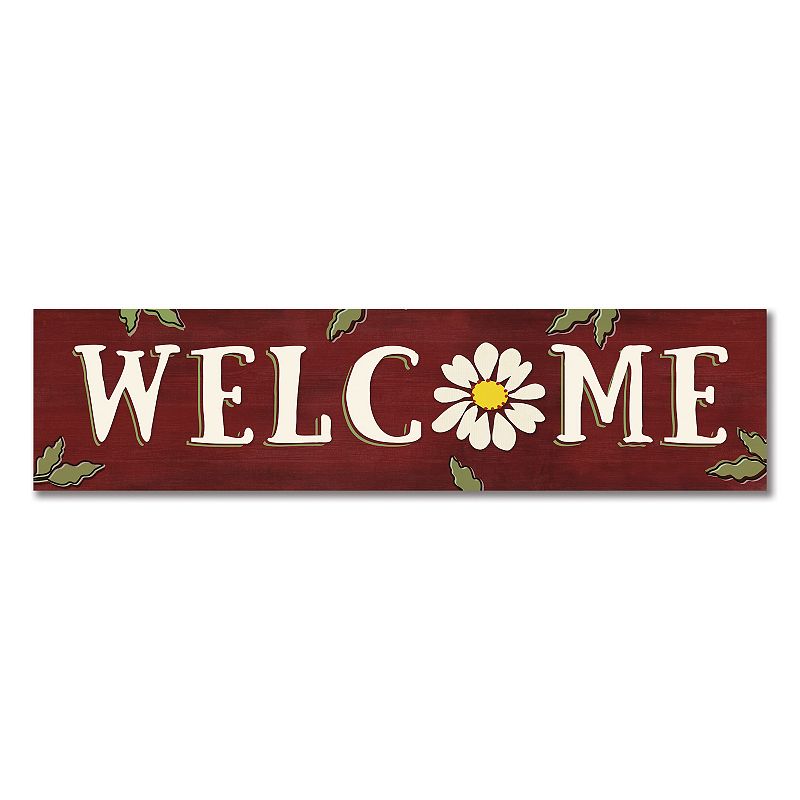 Artisan Signworks Welcome Daisy Wall Decor, Multicolor