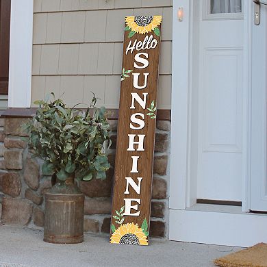Artisan Signworks Hello Sunshine Porch Leaner
