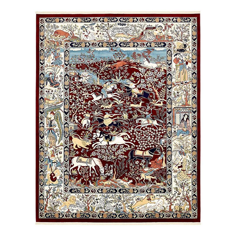 Unique Loom Birmingham Narenj Rug, Red