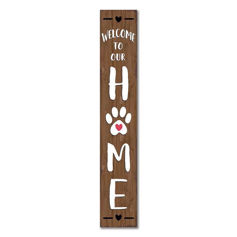 20854818 Artisan Signworks Welcome Home Paw Porch Leaner, B sku 20854818