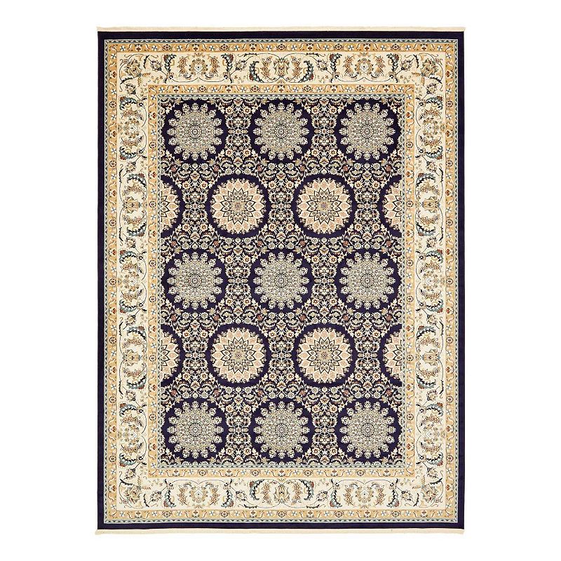 Unique Loom Brighton Narenj Rug, Blue, 10Ft Rnd