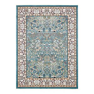 Unique Loom Non-Slip Rug Pad - Cream Round 4x4 Feet, Gripper Backing, Open Grid For Airflow