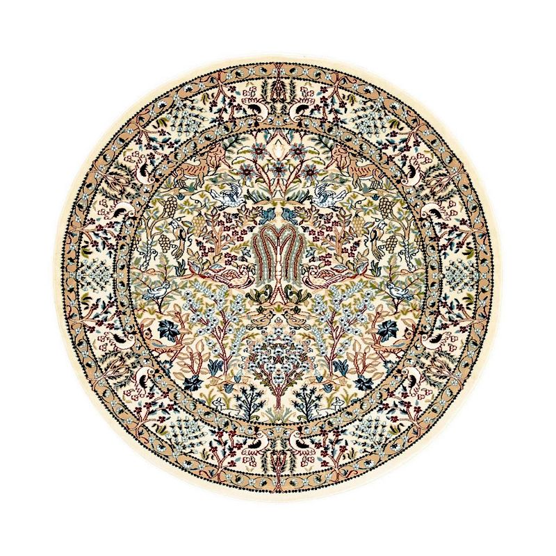 Unique Loom Bristol Narenj Rug, White, 10Ft Rnd