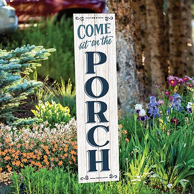 Artisan Signworks Sit On The Porch Wall Decor or Garden Stake