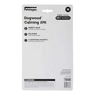 Outward Hound Dogwood 2 Pk Sticks Calming Chew Toy