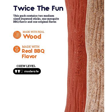 Outward Hound Dogwood 2 Pk Sticks Mesquite Chew Toy