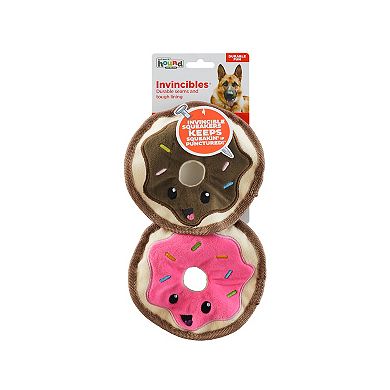 Outward Hound Invincibles Donut 2 Pk Toy