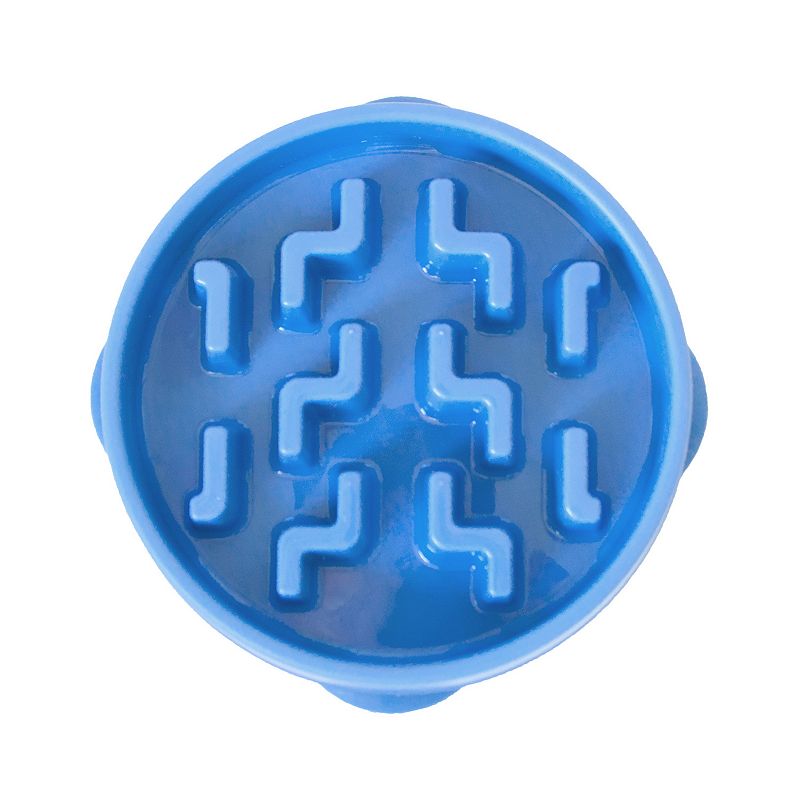 UPC 700603678315 product image for Outward Hound Large Fun Feeder Notch Bowl, Blue | upcitemdb.com