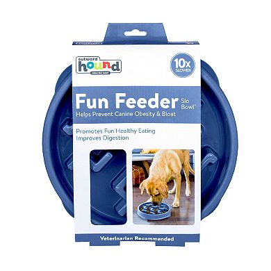 Outward Hound Large Fun Feeder Notch Bowl