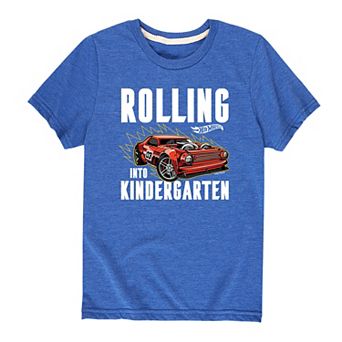 Boys 8-20 Hot Wheels Rolling Into Kindergarten Tee