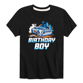 Boys 8-20 Hot Wheels Birthday Boy Tee