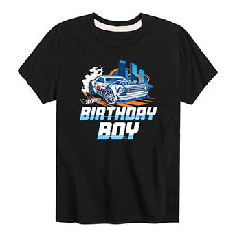 Boys 8-20 Hot Wheels Birthday Boy Tee