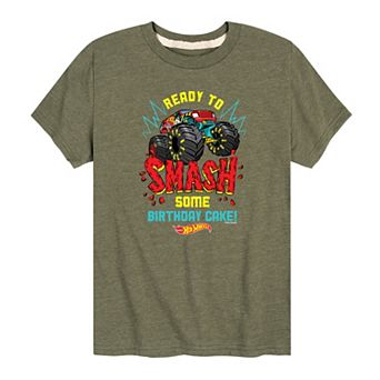 Boys 8-20 Hot Wheels Birthday Cake Smash Tee