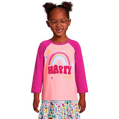 Girls 8-20 Plus Size Lands' End Raglan Graphic Tee