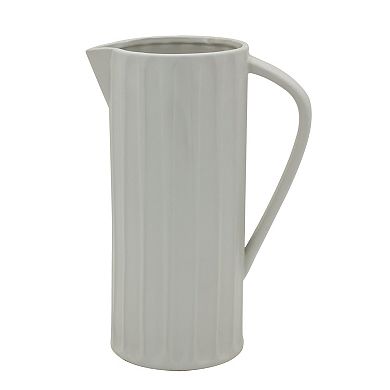 Sonoma Goods For Life® Wide Fluted Pitcher Vase Table Decor