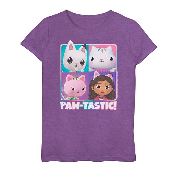 Girls 716 Gabby's Dollhouse PawTastic Graphic Tee