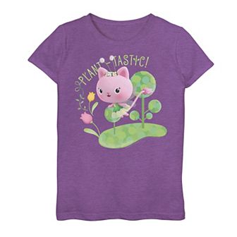 Girls 7-16 Gabby's Dollhouse Kitty Fairy Plant-Tastic! Graphic Tee