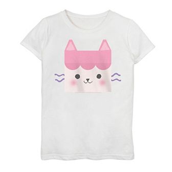 Girls 7-16 Gabby's Dollhouse Baby Box Big Face Graphic Tee