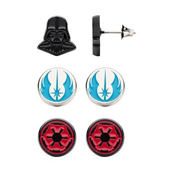 Star Wars Darth Vader, Jedi & Imperial Stud Earring Set