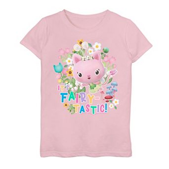 Girls 7-16 Gabby's Dollhouse Kitty Fairy It's Fairy-Tastic Graphic Tee
