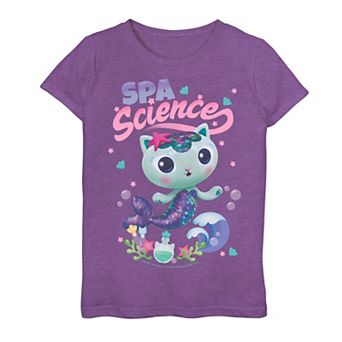 Girls 7-16 Gabby's Dollhouse Mercat Spa Science Graphic Tee